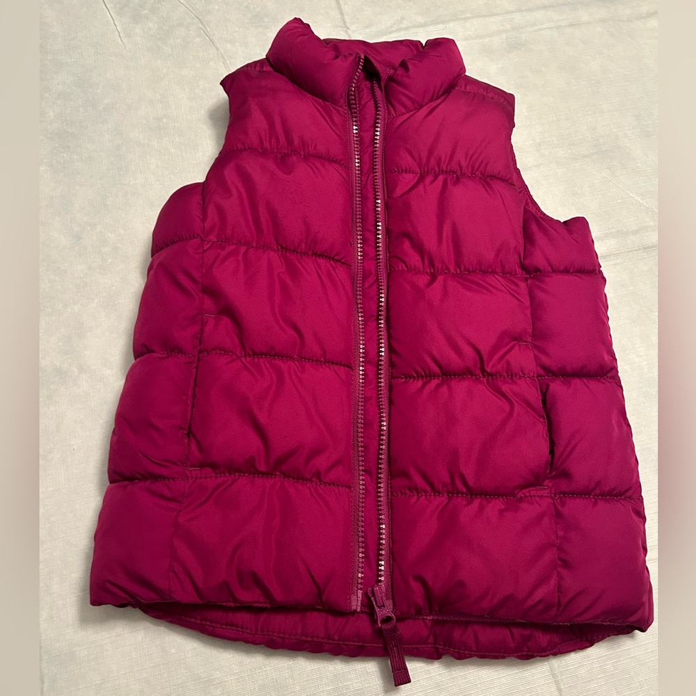 Old Navy Kids Quilted Vest - Magenta